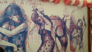 Bailando en la feria de jerez!